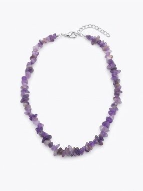 AMETHYST NATURAL CHIP NECKLACE